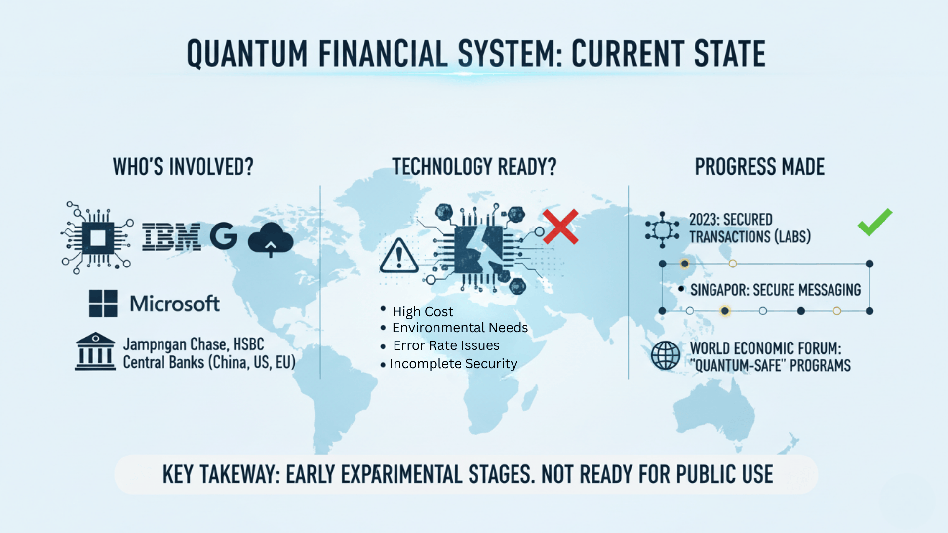 Current State of the Quantum Financial System