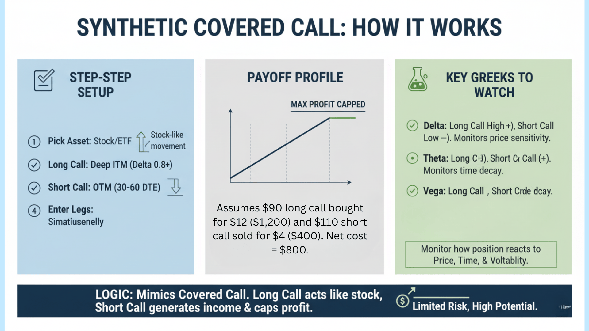 How a Synthetic Covered Call Works
